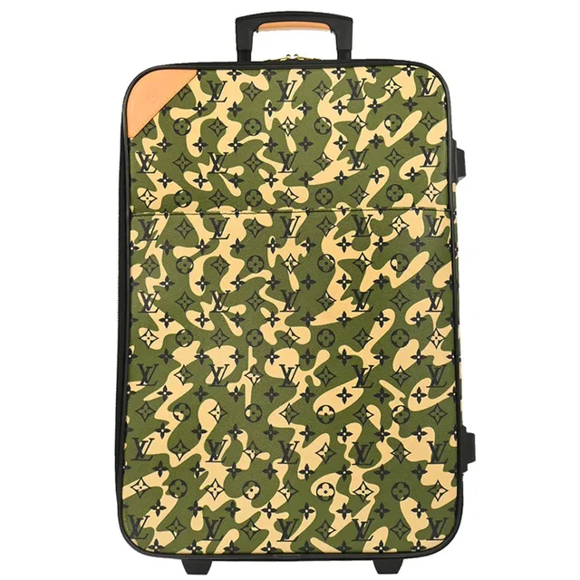 Louis Vuitton Monogramouflage Pegase 60 Carry-On Luggage M23333 in Canvas from AMORE Vintage Tokyo