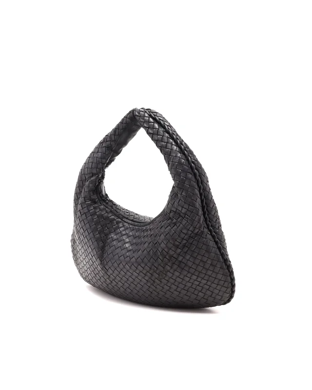 Bottega Veneta Veneta Intrecciato Small Hobo Bag in Woven leather from A Retro Tale, photo 3 of 9