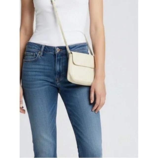Bottega Veneta Women's Crossbody bags - Cream/White in white from Depop, photo 1 of 1