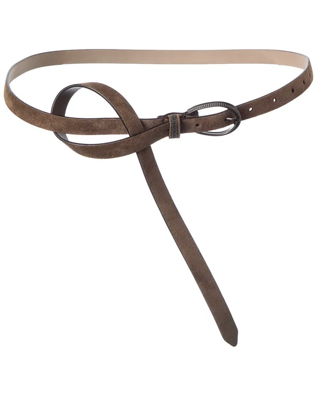 Brunello Cucinelli Suede Belt, image 1 of 1 from Gilt