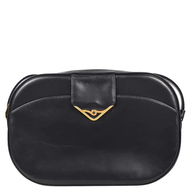 Cartier Navy Leather Sapphire Shoulder Bag in Navy Leather from AMORE Vintage Tokyo