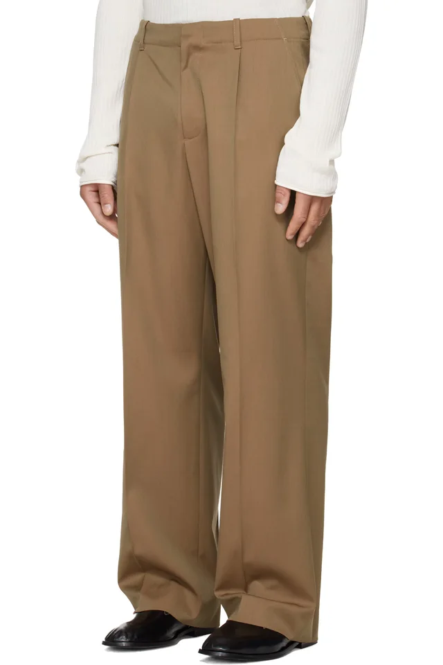 OUR LEGACY Tan Borrowed Chino Trousers, photo 4 of 5 from SSENSE