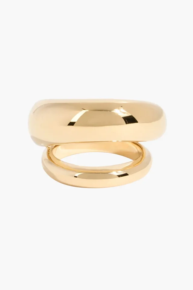 Valentino Garavani Sculptural Gold-Tone Ring, photo 6 of 6 from THE OUTNET