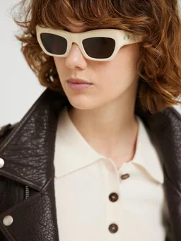 Port Tanger Square Sunglasses in 0% Acetate, photo 4 of 5 from LUISAVIAROMA