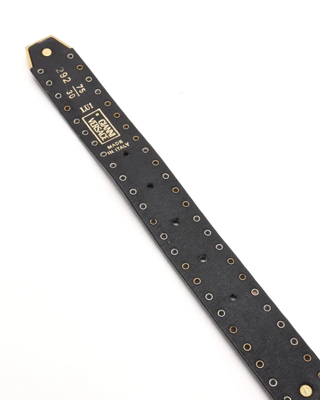 Versace Medusa Belt, Size 75 in Leather from A Retro Tale, photo 4 of 5