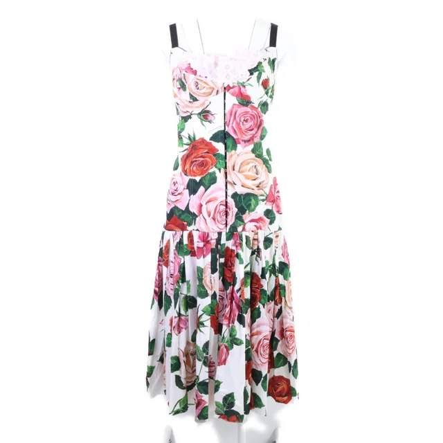 Dolce & Gabbana Flower Pattern Bustier Dress 42 from The Reluxe