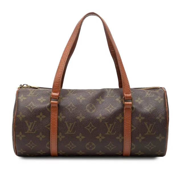 Brown Louis Vuitton Monogram Papillon 30 Handbag in Brown Coated canvas from Designer Revival