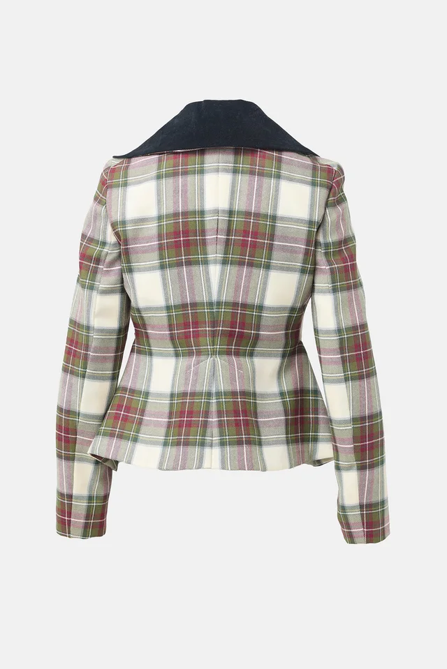Vivienne Westwood Anglomania Wool Tartan Jacket in Wool from VSP Consignment, photo 2 of 2