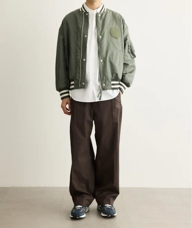 Comme des Garçons Homme Patch Oversized Bomber Jacket, photo 8 of 9 from SENSER