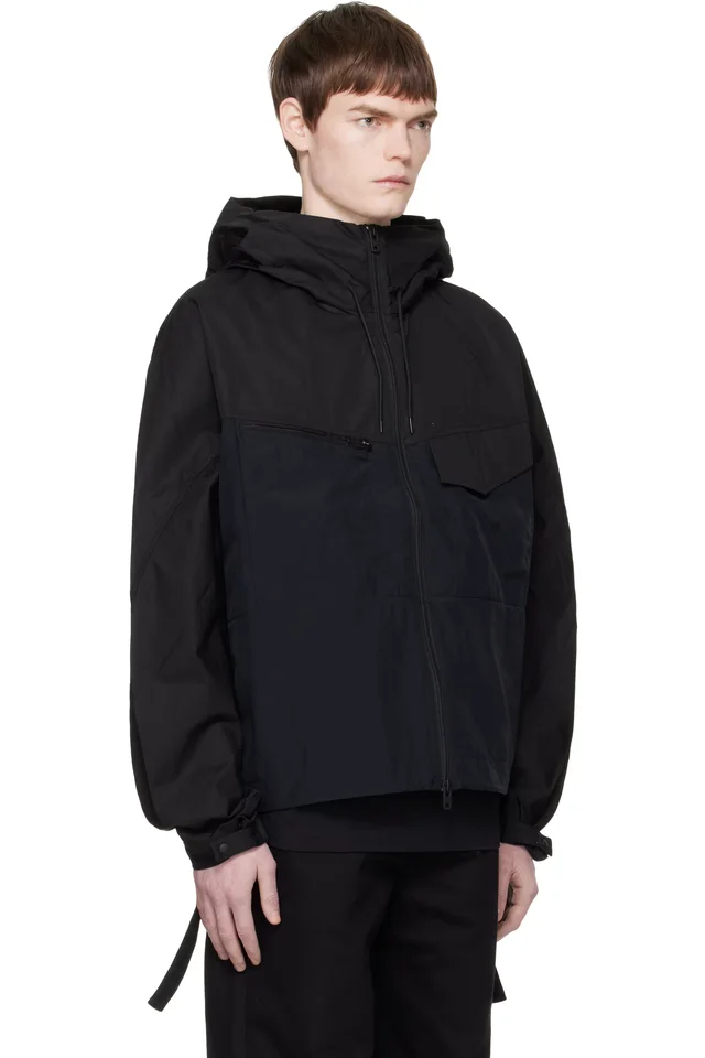 Y-3 Black Field Jacket, photo 2 of 2 from SSENSE