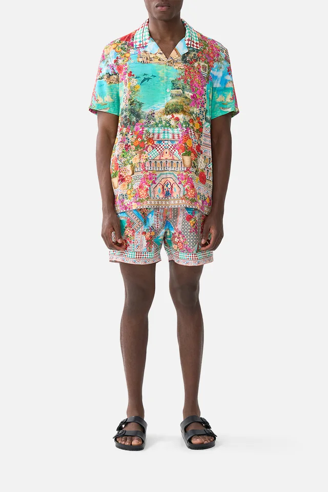 Camilla eBoutique SHORT SLEEVE CAMP COLLARED SHIRT MEET ME IN MALLORCA from CAMILLA, photo 1 of 1