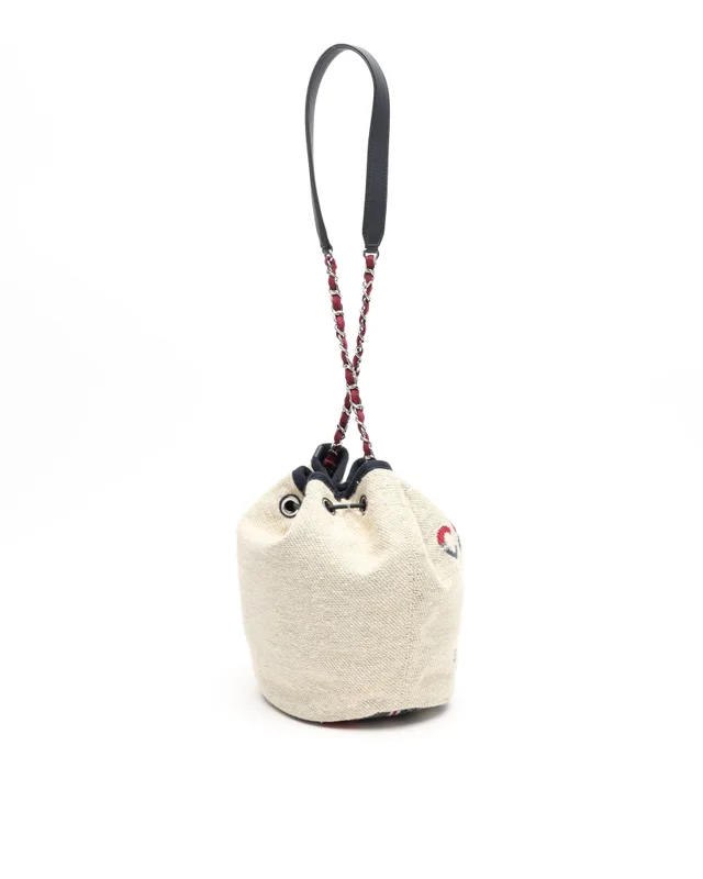 Chanel Deauville Bucket Bag in Canvas from A Retro Tale, photo 3 of 10