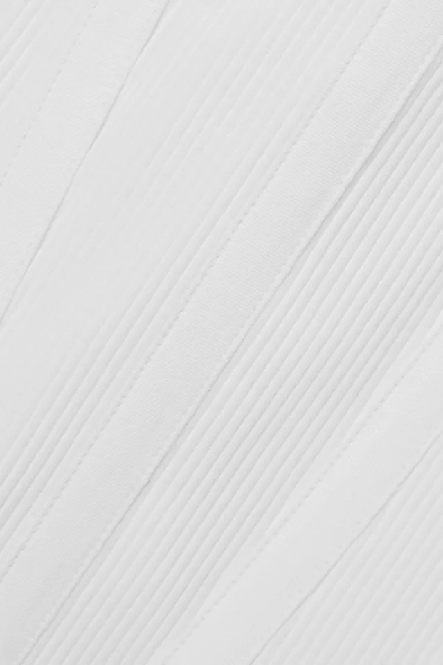 Dion Lee Modular Ribbed Stretch-Cotton Jersey Bustier Top in White, photo 4 of 5 from THE OUTNET