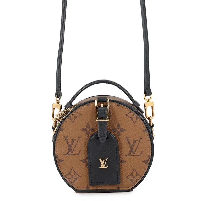 Louis Vuitton Mini Boite Chapeau BeigeM68276 Monogram Reverse Canvas in Canvas from GALLERY RARE