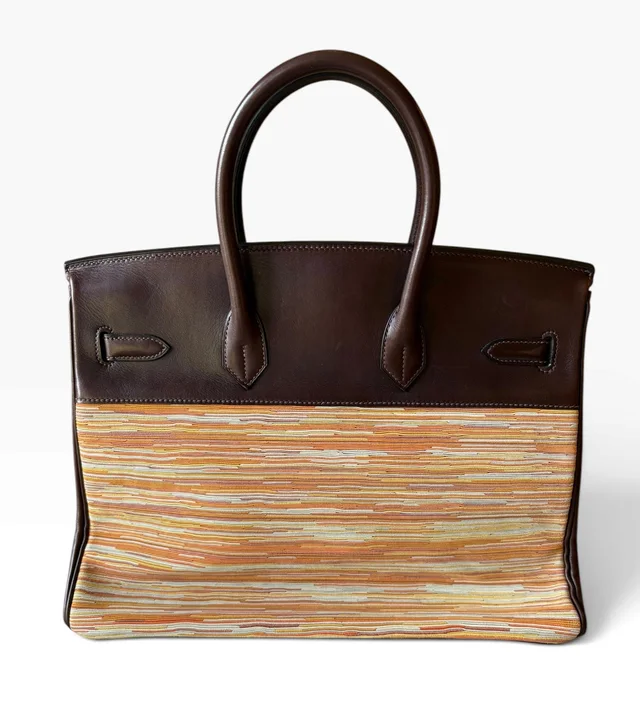 Hermès Birkin 35 Chocolate Box & Vibrato Leather with PHW in Brown Leather from Luxury Promise, photo 2 of 2