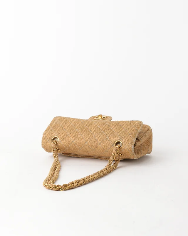 Chanel Classic Small Straw Double Flap Bag in Raffia from A Retro Tale, photo 5 of 10