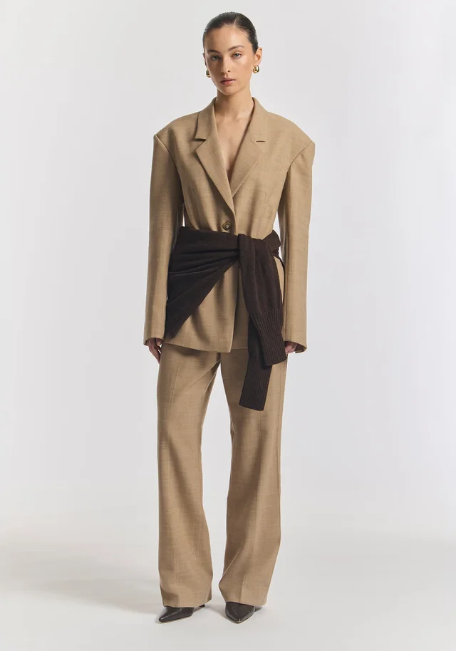 VIKTORIA & WOODS Michigan Wool Blazer in Beige from Viktoria & Woods, photo 1 of 1