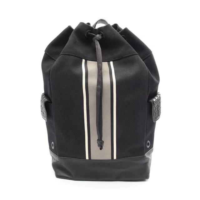 Bottega Veneta Intrecciato Canvas Leather Backpack in Woven leather from LuxUness