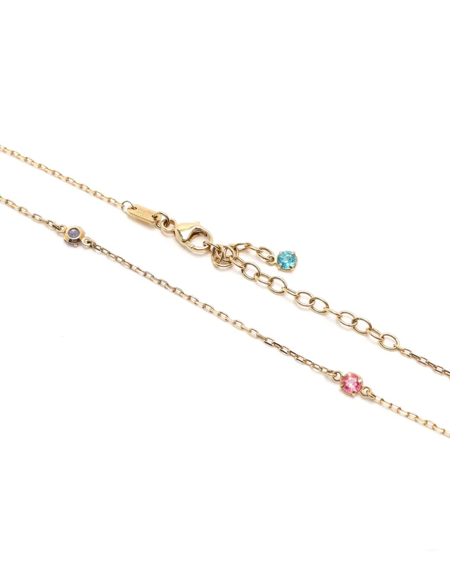 Gucci GG Running Multicolor 18kt Necklace in Multicolor from A Retro Tale, photo 5 of 6