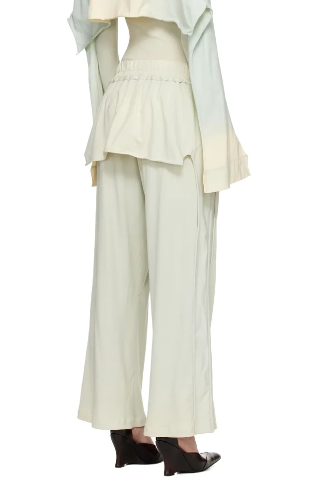 KNWLS Green Bellona Lounge Pants, photo 3 of 4 from SSENSE