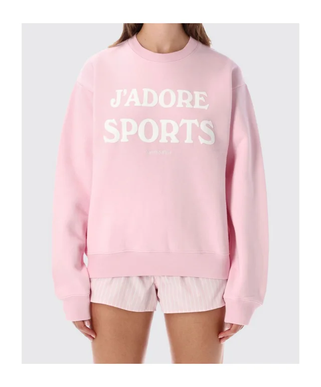 Sporty & Rich Jadore flocked-logo sweatshirt, photo 3 of 5 from SENSER