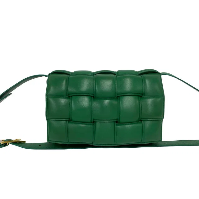 Bottega Veneta Padded Cassette Leather Shoulder Bag in Leather from LuxUness