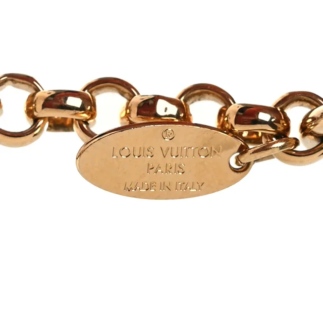 Louis Vuitton Strass Vivienne Porte Cles Charm Key Holder Gold in Gold Resin from FASHIONPHILE, photo 3 of 4