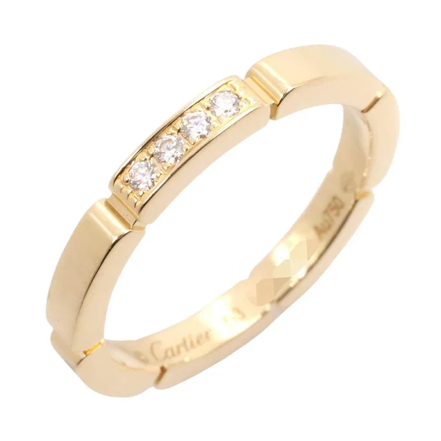 Cartier Maillon Panthere Au750 Diamond Ring Size 12 from LuxUness