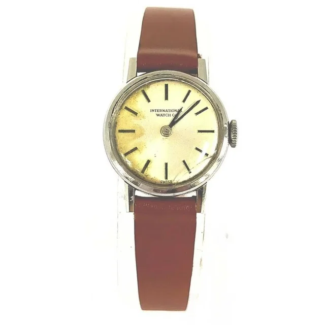 IWC Model R2802 20mm International Watch in brown|red Leather from Poshmark