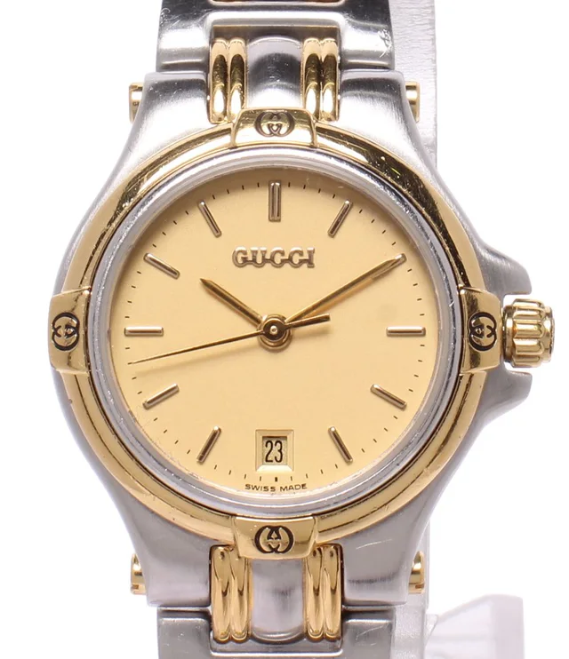 Gucci Watch Quartz Gold in Gold from The Reluxe