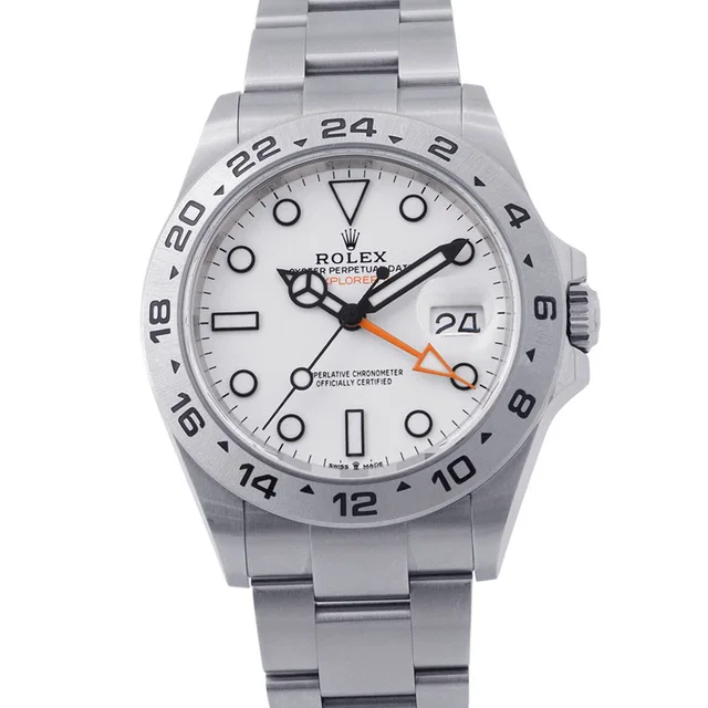 Rolex ExplorerⅡ W42mm Stainless Steel White Dial226570 in White from GALLERY RARE