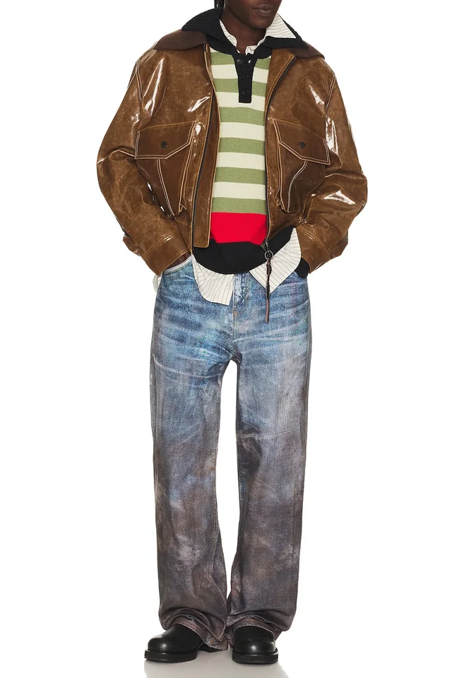 Andersson Bell Mikoos 26 Bomber Jacket in Brown, photo 3 of 5 from REVOLVE (Canada)