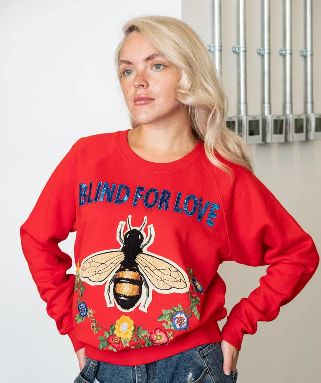 Gucci Jumper Red - Blind For Love in Red from Luxury Promise
