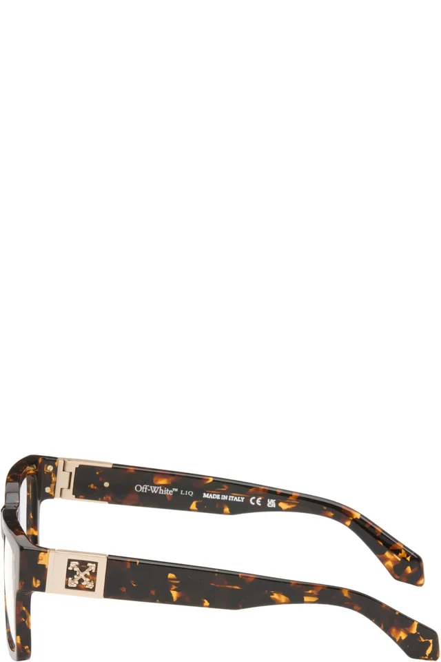 Off-White Brown Style 5040 Glasses, photo 3 of 4 from SSENSE