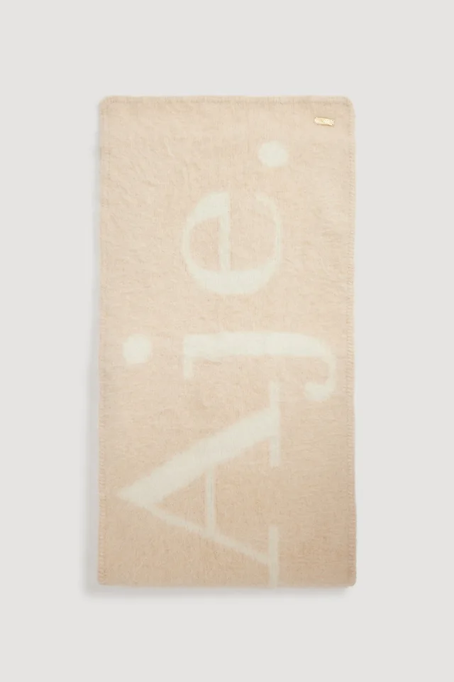 AJE Savi Logo Scarf in White from Aje, photo 1 of 1