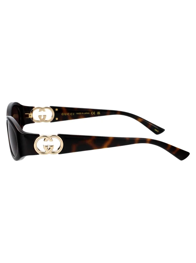 Gucci Gg1660s Tortoiseshell Acetate Sunglasses — Brown Injected in Brown from HEWI, photo 3 of 3