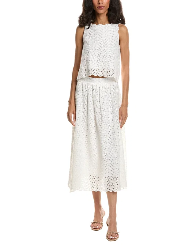 Sail to Sable 2pc Top & Midi Skirt Set, image 1 of 1 from Rue La La