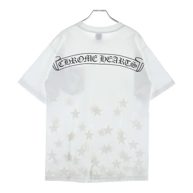 Chrome Hearts Old Back Scroll Star Print T-Shirt in multicolor from Grailed