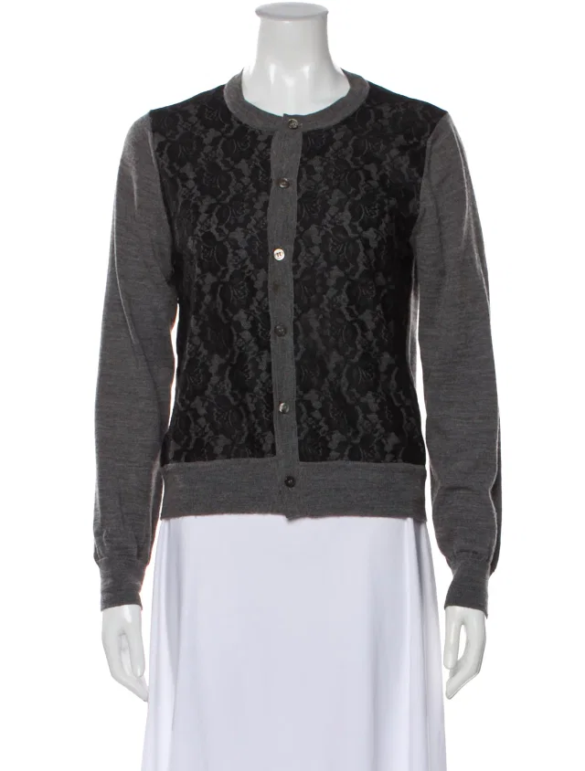 Comme des Garçons sweaters in gray Wool from The RealReal