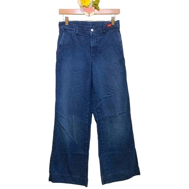 Diesel Jeans Wide Leg High Waist Bareback Y2k Size 29 in blue from Poshmark