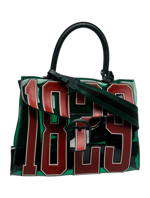 Delvaux Top Handle Bag in green from The RealReal