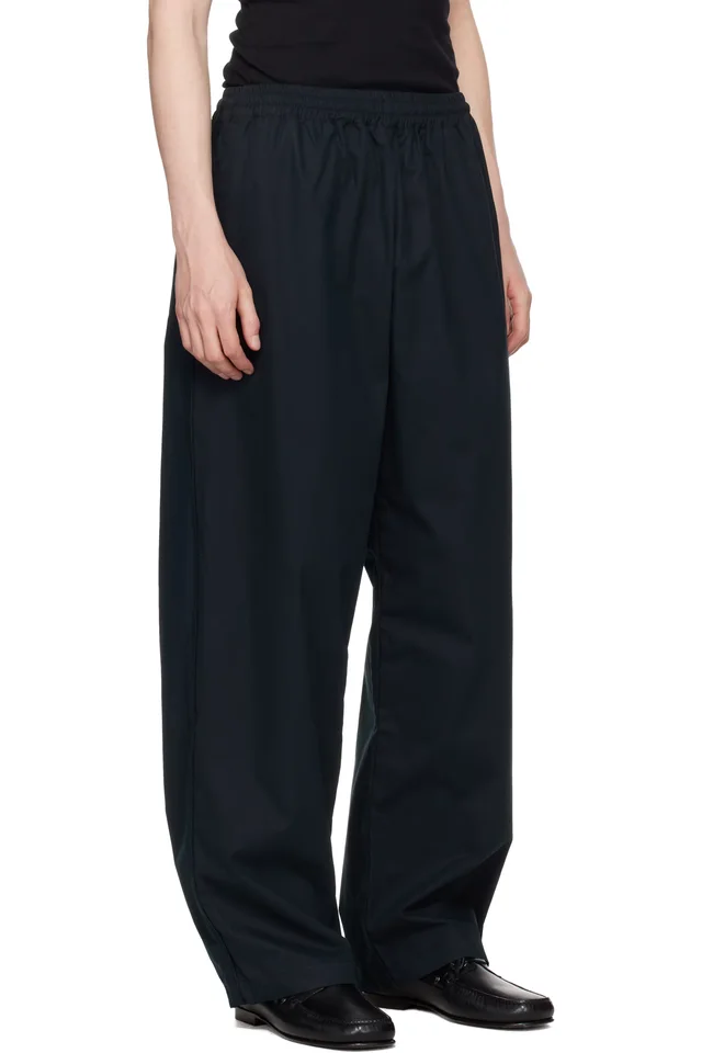 WILLY CHAVARRIA Black Ruff Rider Track Pants, photo 2 of 4 from SSENSE