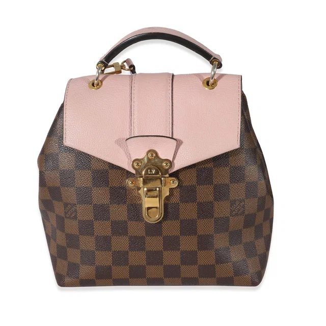 Louis Vuitton Magnolia Damier Ebene Canvas Clapton Backpack Brown Handbag in Brown Canvas from HEWI