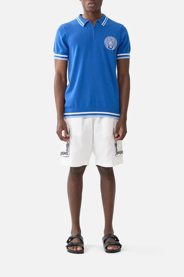 Camilla eBoutique SHORT SLEEVE QUARTER ZIP KNIT POLO SHIRT DE NADA GRANADA from CAMILLA, photo 1 of 1