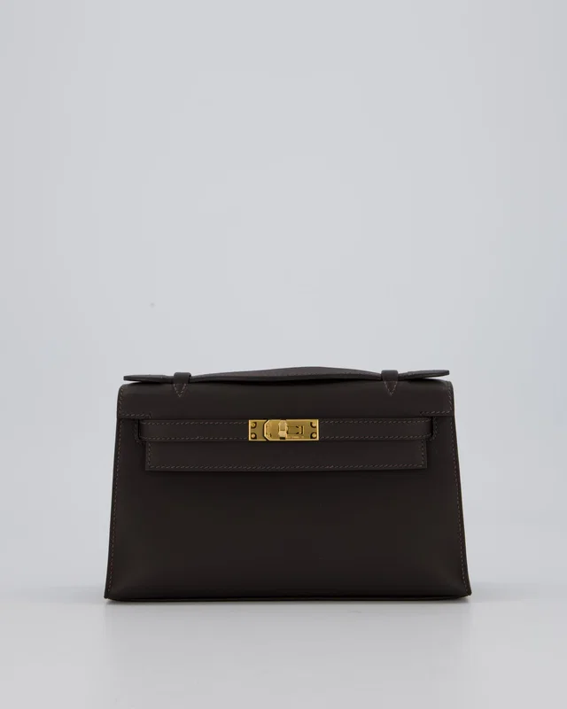 Hermès Kelly Pochette Bag in Swift leather from Sellier