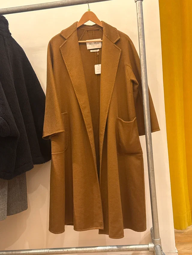 Max Mara Brown Cashmere Coat in Brown Cashmere from Luxury Promise