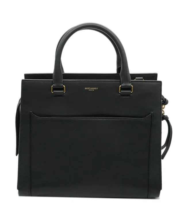 Saint Laurent Black Shopper Style Crossbody Bag in Black from Luxury Promise