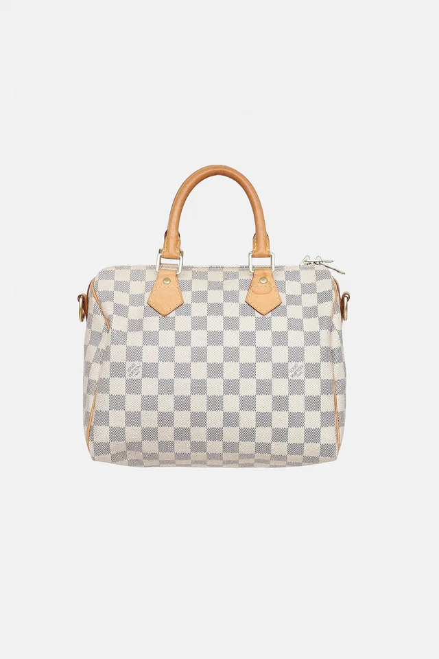 Louis Vuitton 2013 Damier Azur Speedy Bandoulière 25 Bag in Coated canvas from VSP Consignment