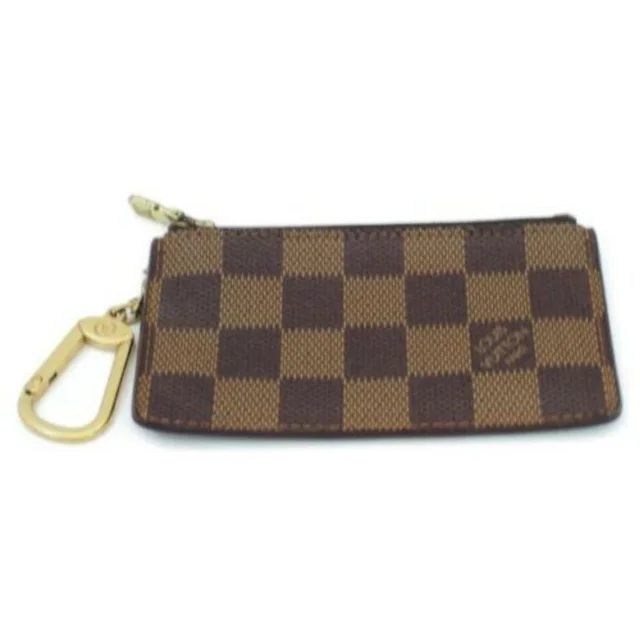 Louis Vuitton Impossible Ultra Rare 1st Damier Ebene Pochette Cles Key Pouch in Brown Leather from Bagriculture