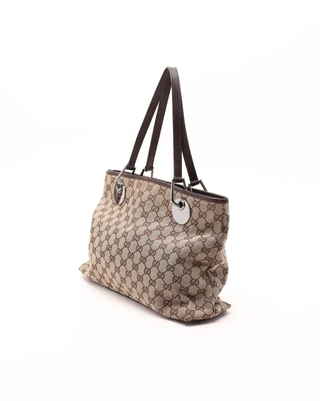 Gucci GG Tote Bag in Coated canvas from A Retro Tale, photo 2 of 7